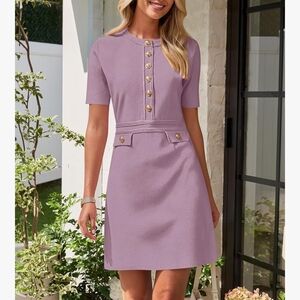 Lilac Sweater Dress